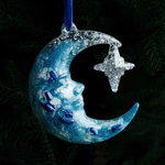 Set of Christmas tree toys "Festive" collection "Christmas" shape and color to choose from, 2 pcs